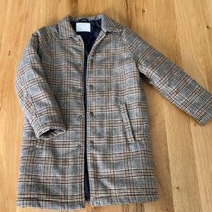 Boys ZARA houndstooth cloth coat